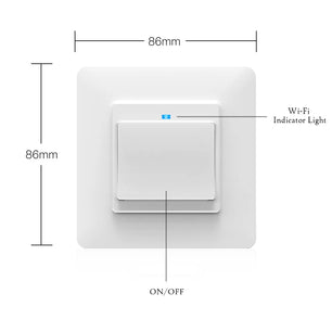 Moes Plastic Panel Voice Remote Control Wall Mounted Switch