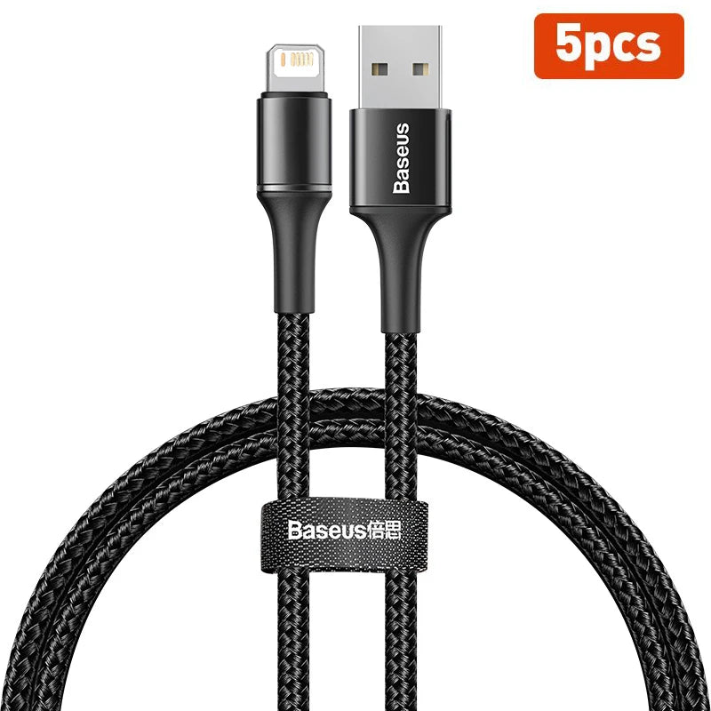 Aluminum Nylon Braided Portable Fast Charging Cable For iPhone