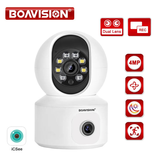 Boavision 4MP Wireless Night Vision Baby Monitor Security Camera