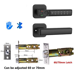 RayKube Aluminium Alloy Fingerprint Digital Smart Door Lock