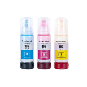 127ml Dye Ink Refill Compatible For Epson ET-2700/ET-2750/ET-2856