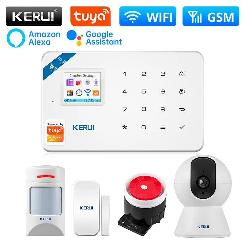 Kerui Plastic Smart Wireless Home Door Windows Security Sensor Kit