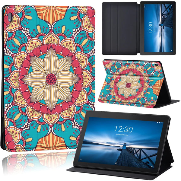 Leather Shockproof Folio Cover Compatible For Lenovo Tablet