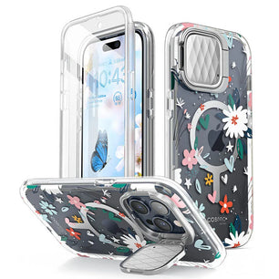 Polycarbonate Full-Body Marble Bumper Case For iPhone 15 Pro Max