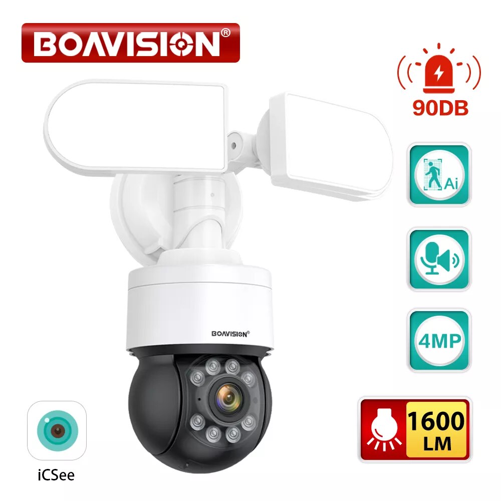 Boavision 4MP Night Vision High Speed Auto Tracking Dome Camera