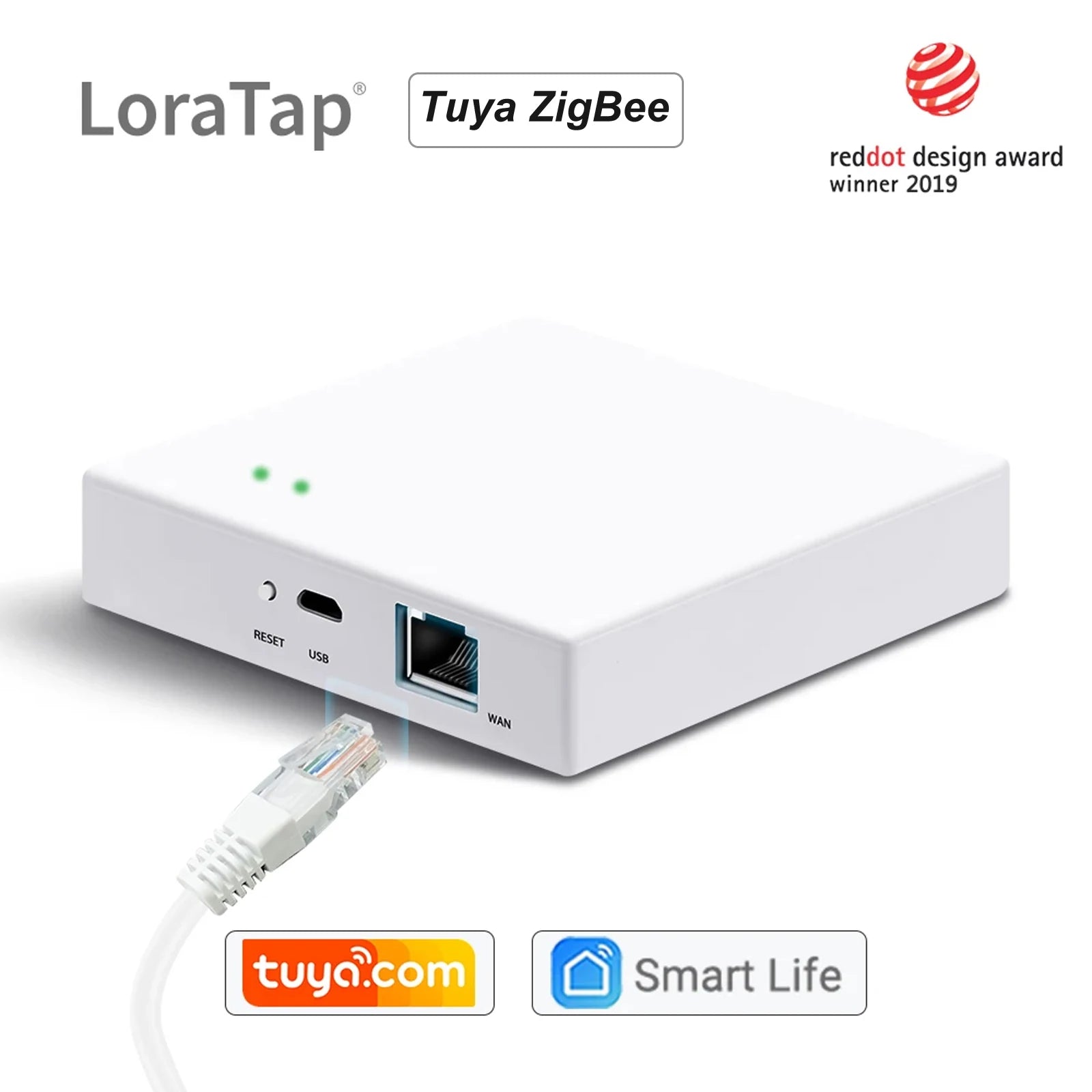 LoraTap Plastic Remote Control Hub Bridge With Network Interface