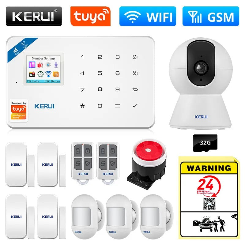 Kerui Plastic Smart Wireless Motion Detector Security Sensor Kit