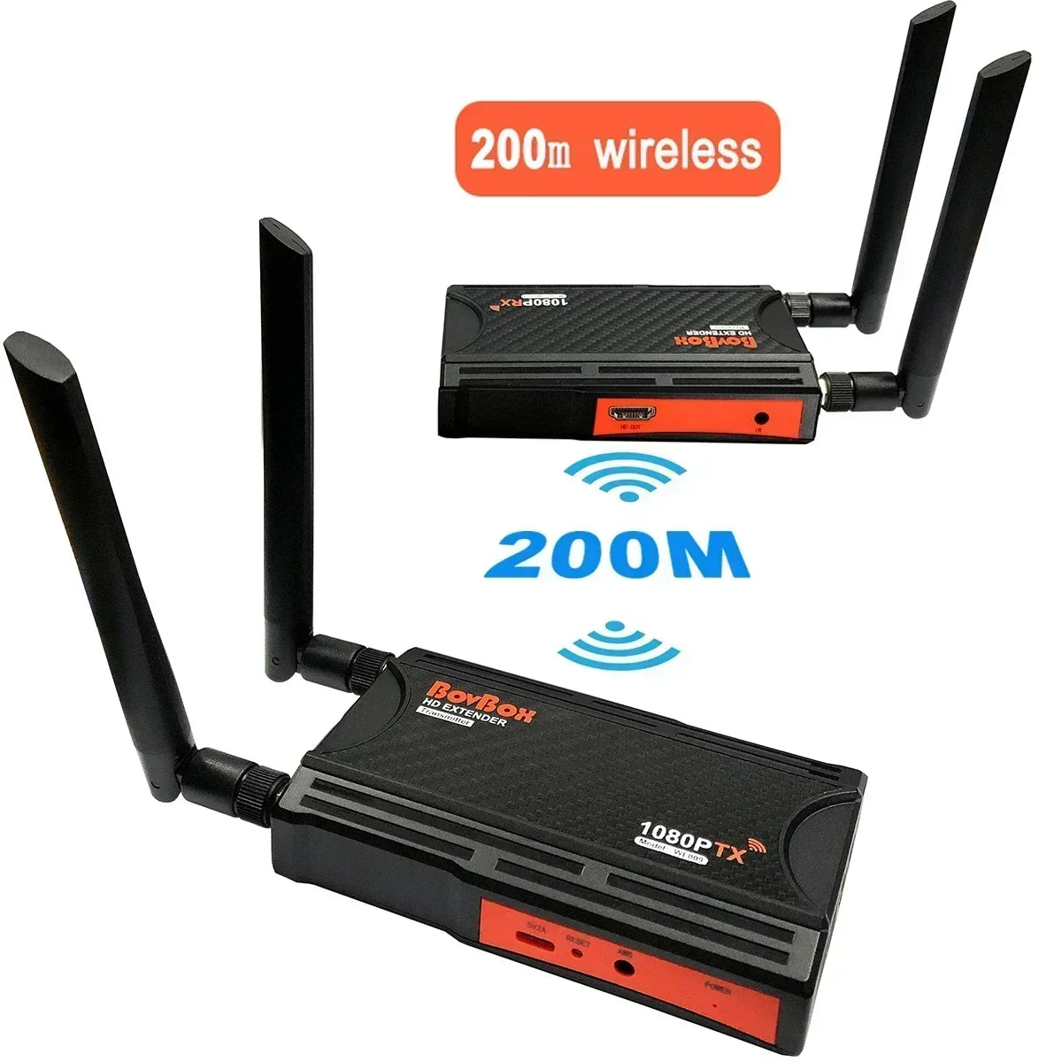 200m Wireless WIFI HDMI Video Transmitter & Receiver Extender