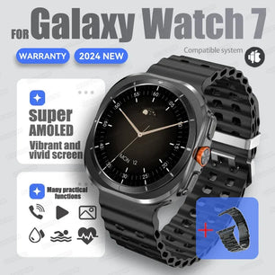 Fine Steel Amoled Display Round Shape Bluetooth Smart Sport Watch