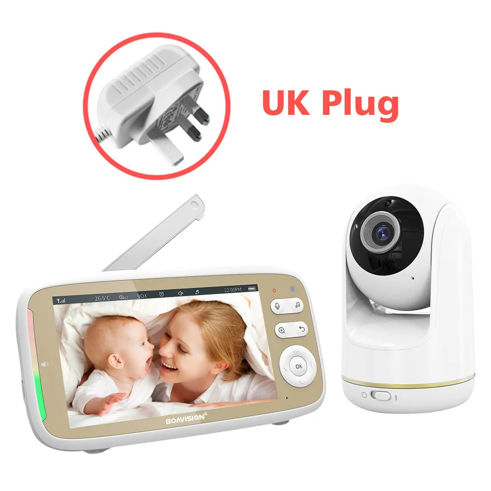 Boavision 720P Night Vision Larger Display Baby Monitor Camera