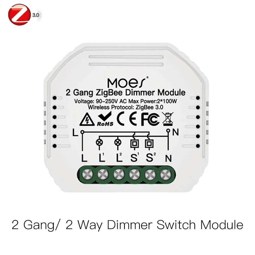 Moes Plastic Smart Voice Control Universal Switch Module