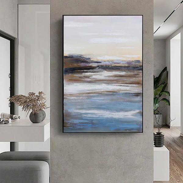 100% Canvas Modern Abstract Handmade Elegant Artwork Oil Painting