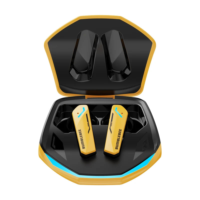 100% Metallic Dynamic Wireless Low Latency HIFI Gaming Earphones