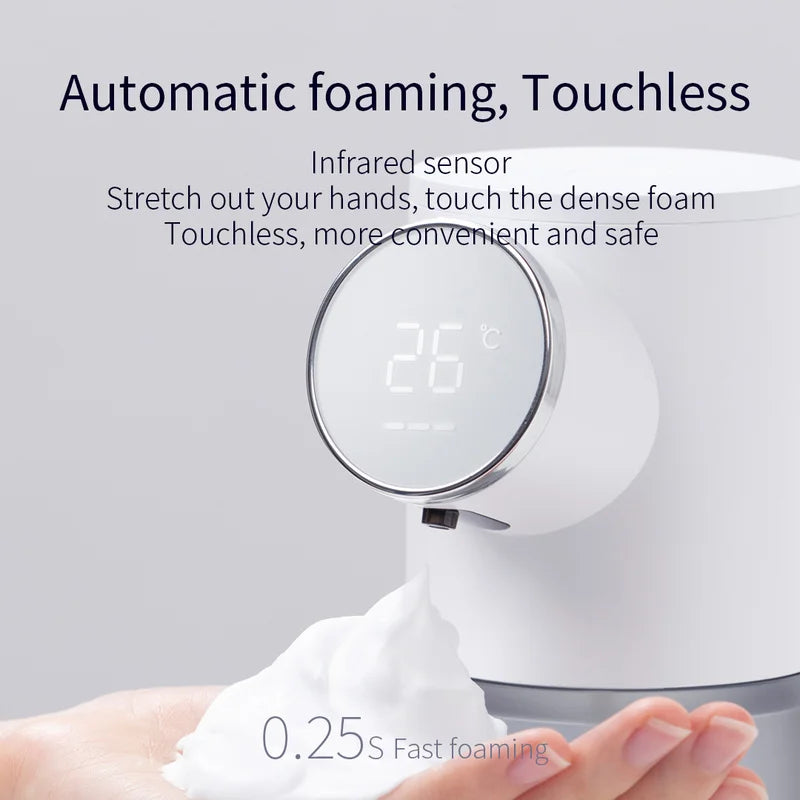 320ML 5V Plastic Rechargeable Automatic Foam Soap Dispensers