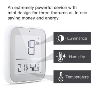 Moes Plastic Bluetooth Brightness Thermometer Detector