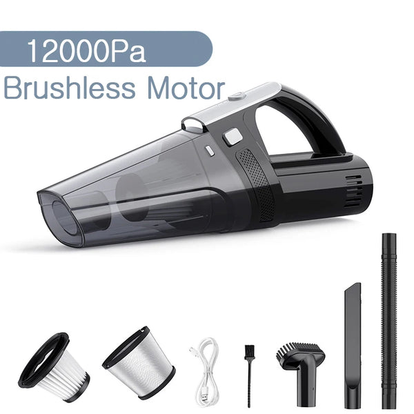 12kPa Plastic Wireless Rechargeable Handheld Vacuum Cleaner