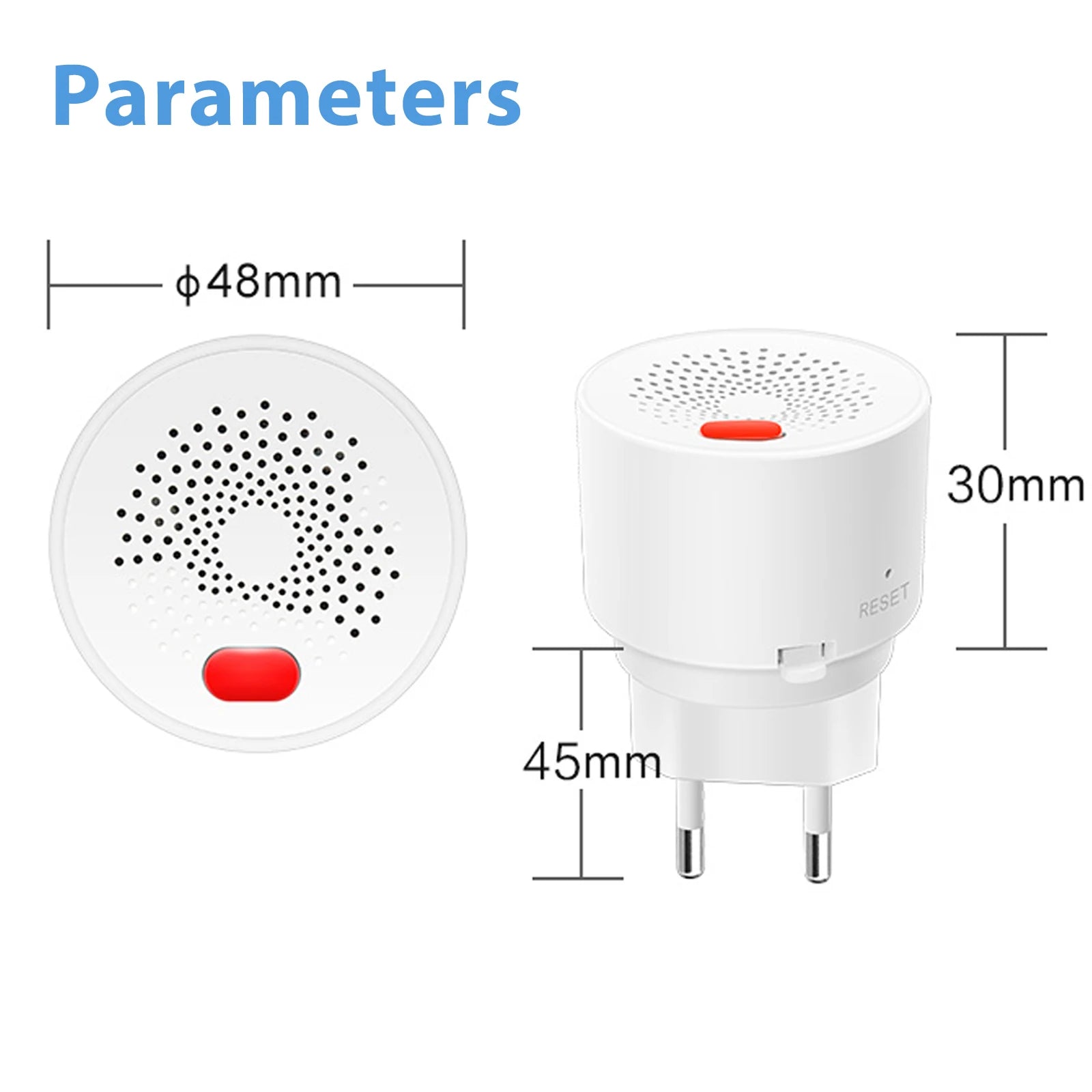 Bseed Plastic Smart Gas Leakage Alarm Detection Optical Sensor