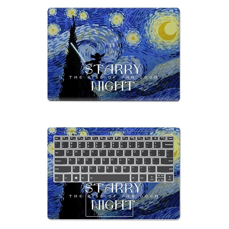 PVC Protective Sky Pattern Laptop Sticker Skin Cover