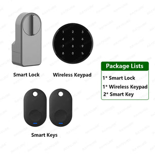 Stainless Steel Fingerprint Keypad Digital Smart Door Lock