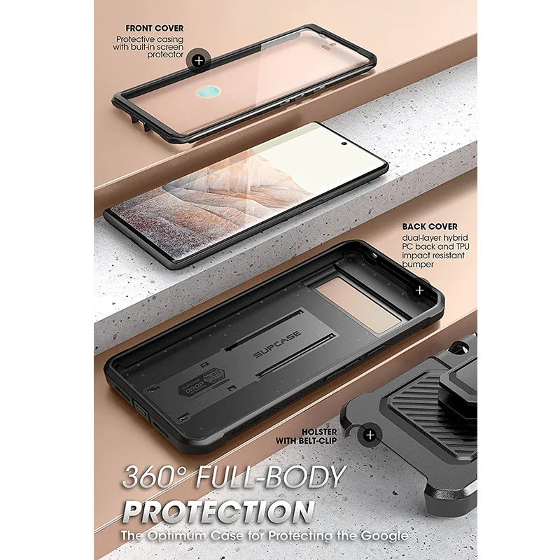 Polycarbonate Full-Body Dual Layer Rugged Case For Google Pixel 7