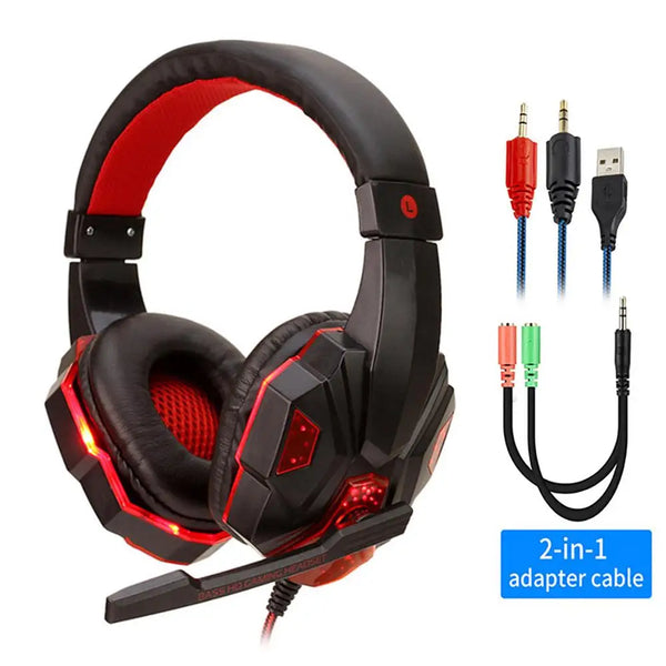 Plastic Wired-Compatible Comfortable Premium Design Gaming Headset