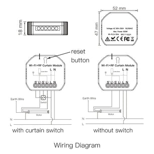 Moes 500W WiFi Electric Roller Switch Remote Control Module