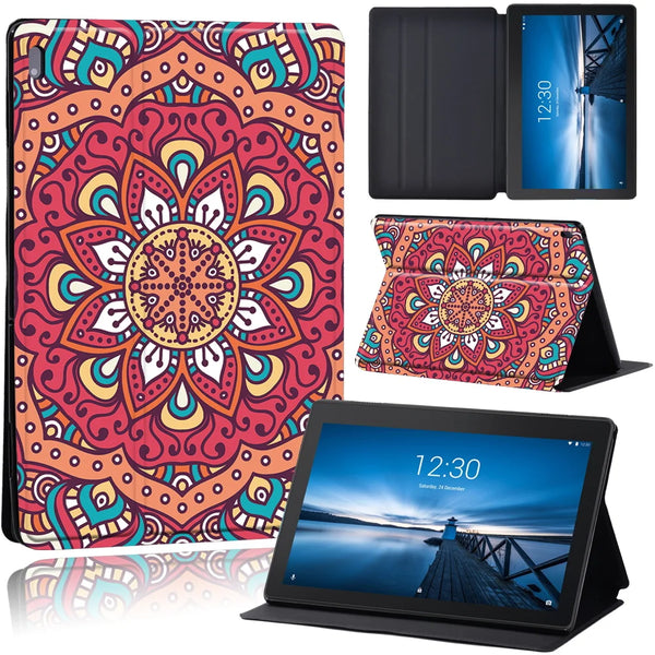 Leather Shockproof Folio Cover Compatible For Lenovo Tablet