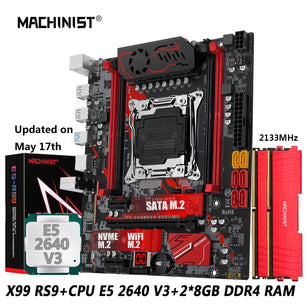 Machinist LGA 2011-3 Intel Xeon E5 2640 V3 Desktop Motherboard Set