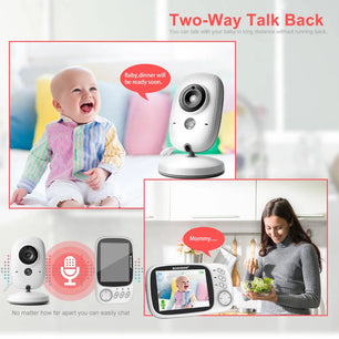 Boavision 2.4G Wireless Night Vision Baby Monitor Security Camera