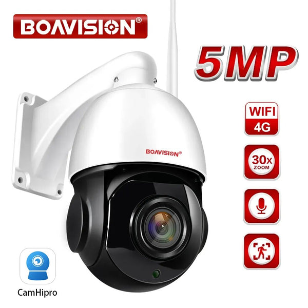 Boavision 5MP Night Vision Waterproof High Speed Dome Camera