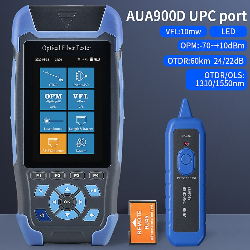 9-IN-1 Hybrid Optic Reflectometer Single Mode Fiber Cable Tester