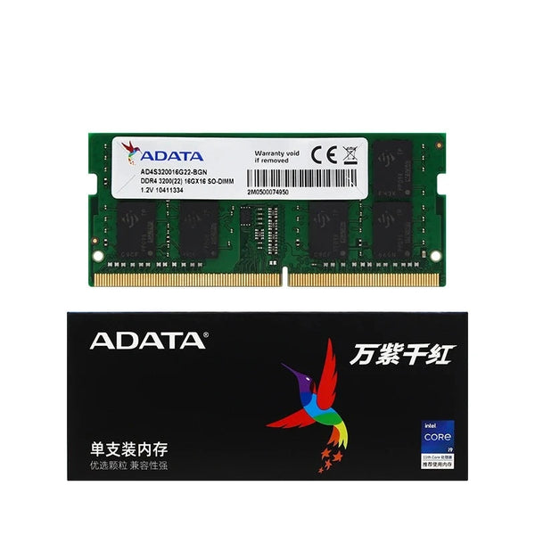 8GB 16GB 1.2V 288 Pins DDR4 3200 MHz Memory RAM For Laptops