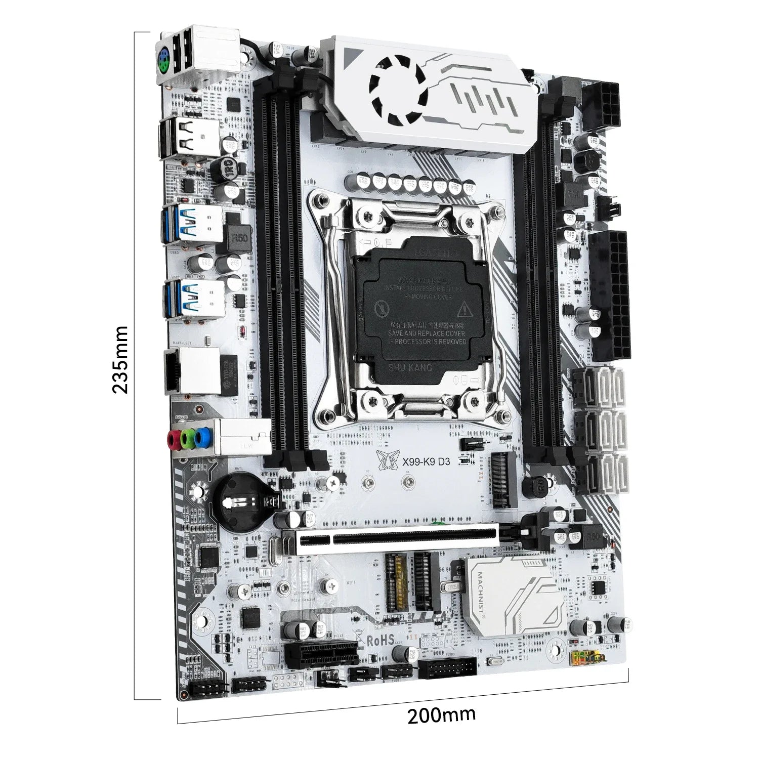 Machinist LGA 2011-3 Intel Xeon E5 2666 V3 Desktop Motherboard Set