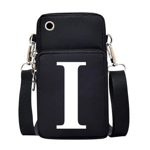 100% Canvas Waterproof Zipper Closure Crossbody Bag For Mobile