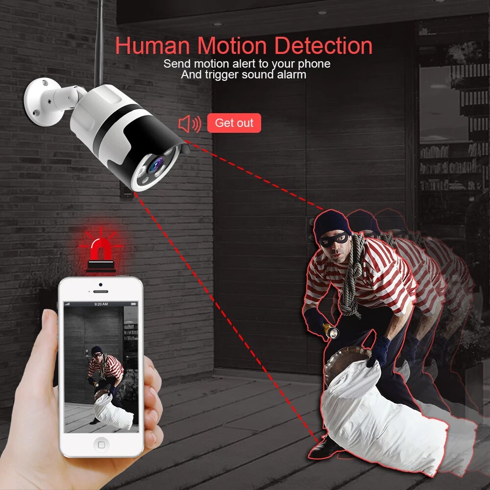 Boavision 5MP Night Vision High Speed Auto Tracking Bullet Camera