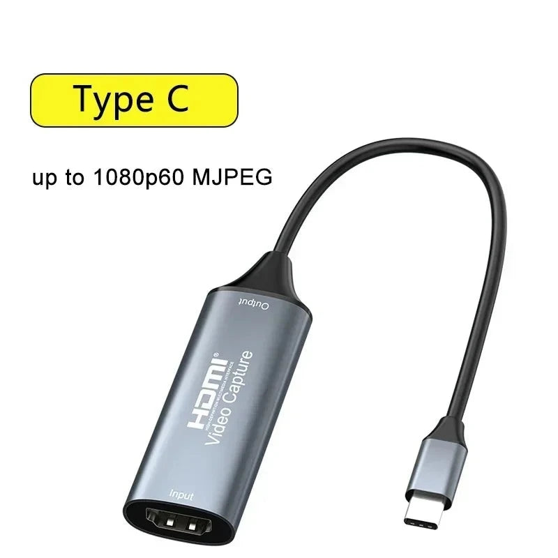 USB 2.0 3.0 1080P Type-C HDMI Video Capture Card For MacBook