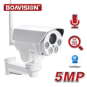 Boavision 5MP Night Vision High Speed Auto Tracking Bullet Camera