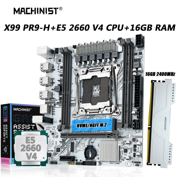 Machinist LGA 2011-3 Intel Xeon E5 2660 V4 Desktop Motherboard Set