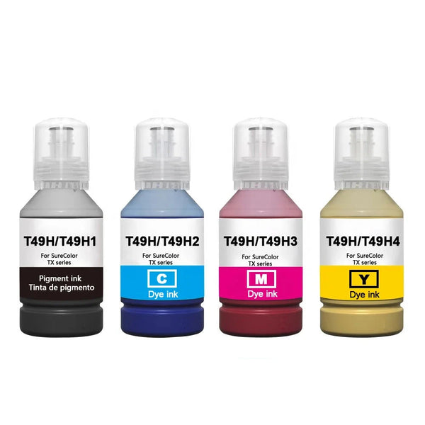 T49H Pigment Dye Ink Refill Bottle For Epson SC-T3100X SC-T3170X