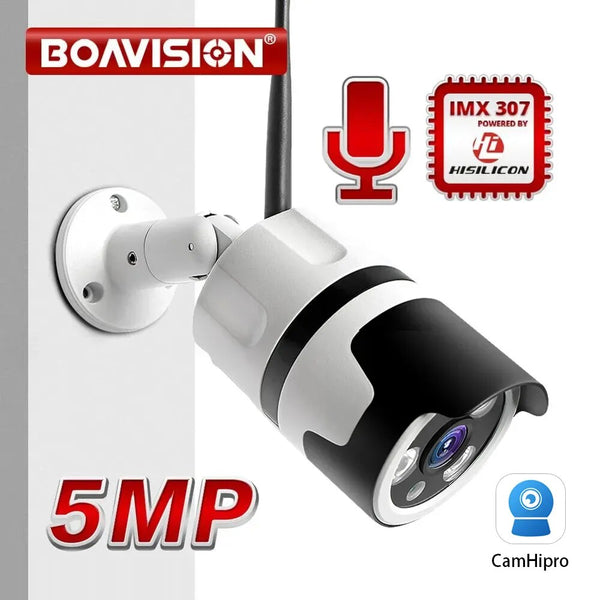 Boavision 5MP Night Vision High Speed Auto Tracking Bullet Camera