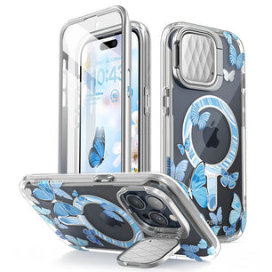 Polycarbonate Full-Body Marble Bumper Case For iPhone 15 Pro Max