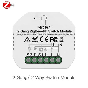 Moes Plastic Smart Voice Control Universal Switch Module