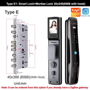 RayKube Aluminium Alloy Fingerprint Digital Smart Door Lock