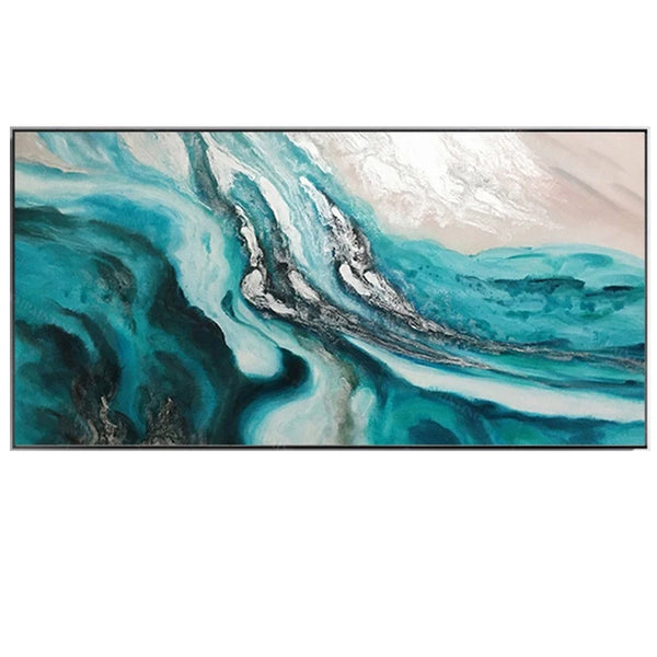 100% Canvas Modern Abstract Handmade Elegant Artwork Oil Painting