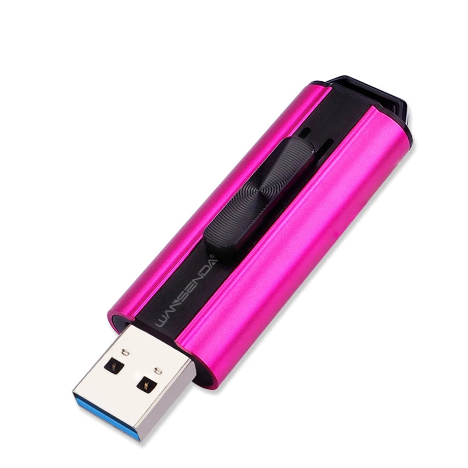 512GB Metallic USB 3.0 Rectangle Shaped Memory Stick Pen Drive