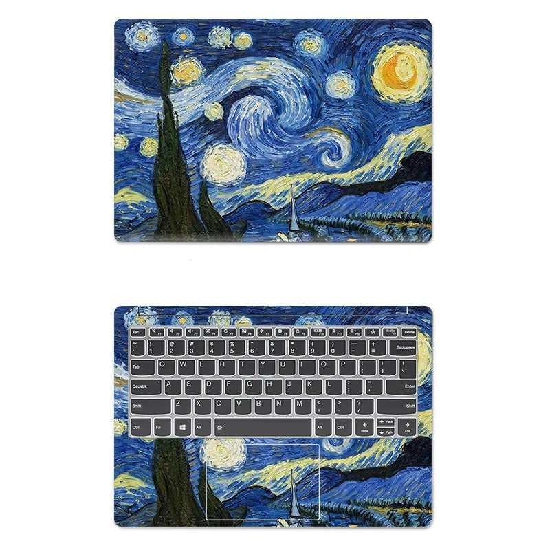 PVC Protective Sky Pattern Laptop Sticker Skin Cover