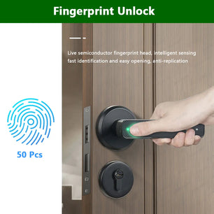 RayKube Stainless Steel Fingerprint Digital Smart Door Lock