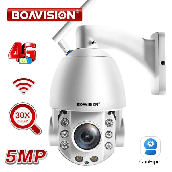 Boavision 5MP Night Vision High Speed Auto Tracking Dome Camera