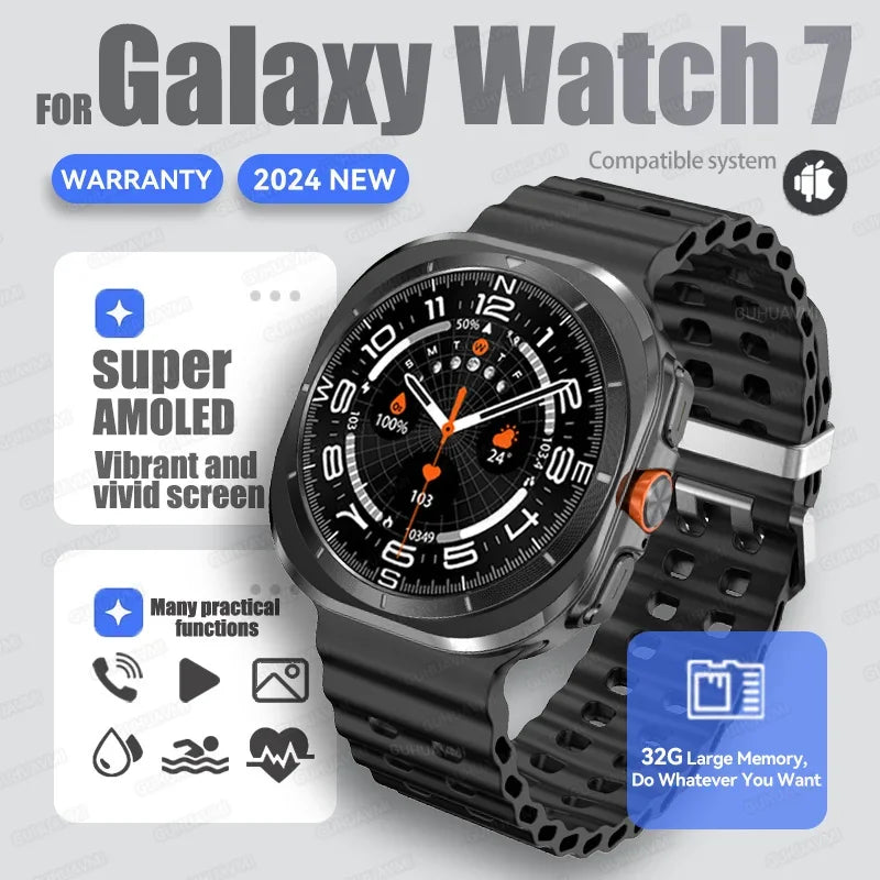 Fine Steel Amoled Display Round Shape Bluetooth Smart Sport Watch