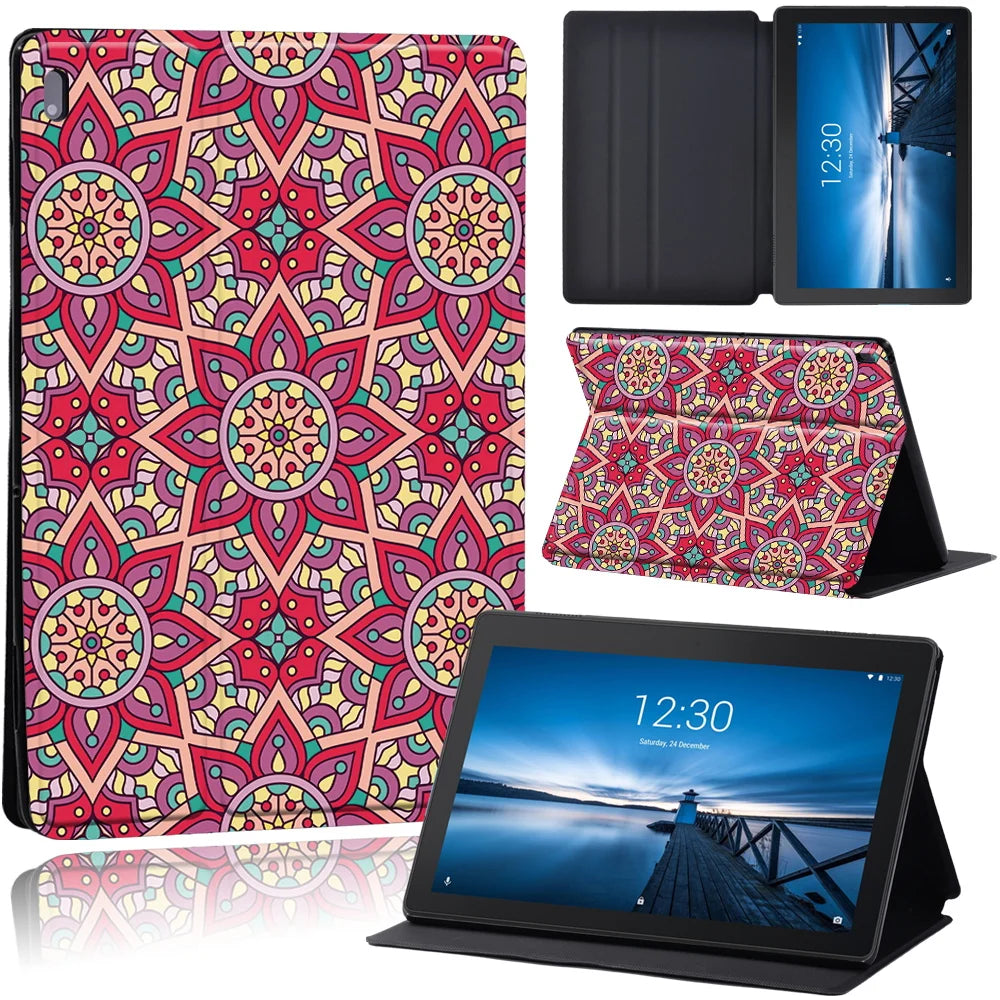 Leather Shockproof Folio Cover Compatible For Lenovo Tablet